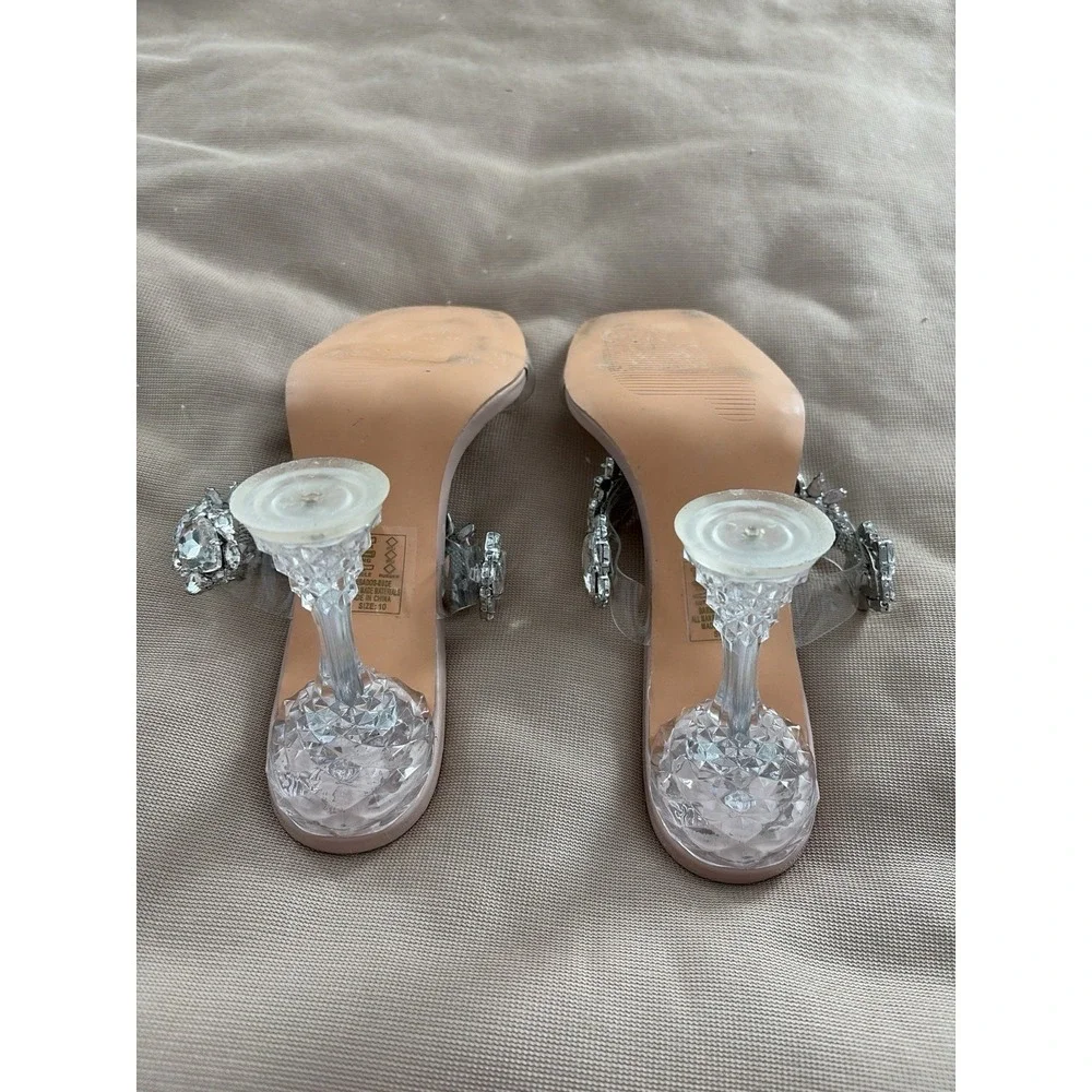 AZALEA WANG Wedding Sandals in Nude Women's Size 10 Narrow width